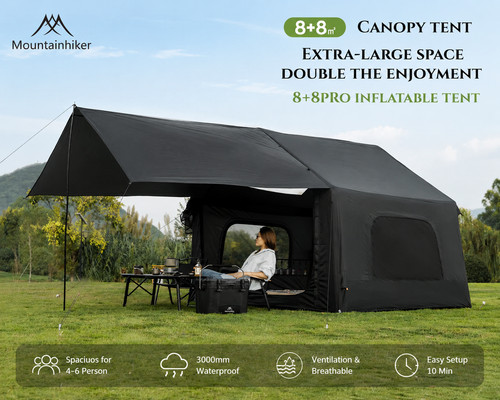Inflatable camping tent - tent, 4