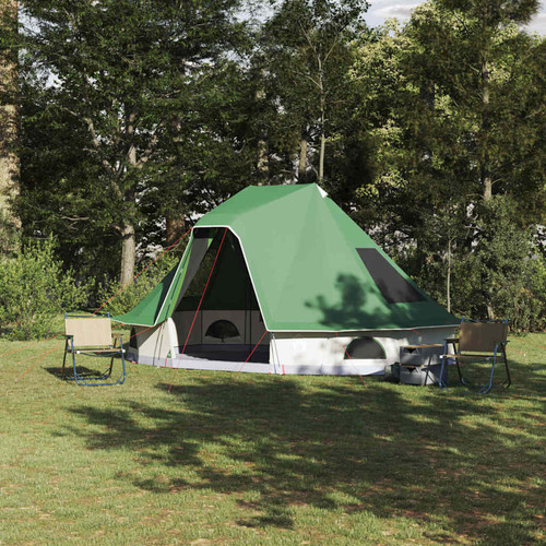 Tipi tent green taffeta - tipi,
