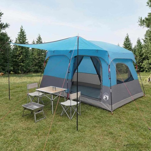 Family tent with roof - blue, 320